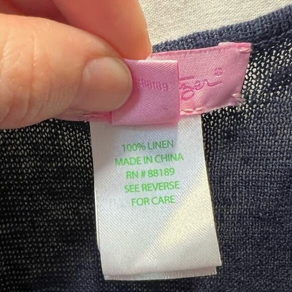 Lilly Pulitzer Navy Knit Tank Top - Picture 5 of 5